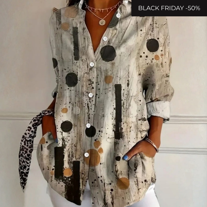 Faustine | Chemisier Décontracté Vintage